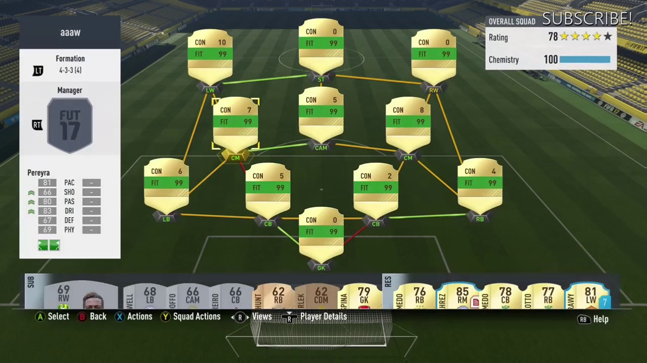 FIFA 17 BEST 10K TEAM