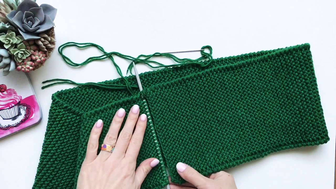 Шов для снуда. Трикотажный шов, имитирующий изнаночный ряд - YouTube