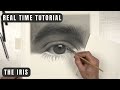 Drawing the iris  real time tutorial with voiceover
