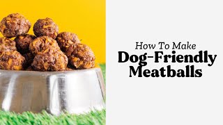 Meatballs For Dogs (4 Ingredients!)