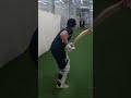 SWINGING HARD AND HITTING BIG WITH NEW HAND-MADE BAT