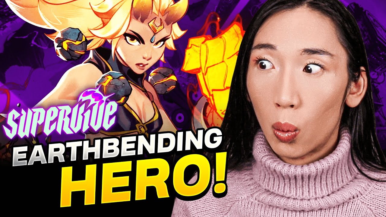 I tried out Tetra for the first time in Supervive! She's giving Toph Earthbending realness!