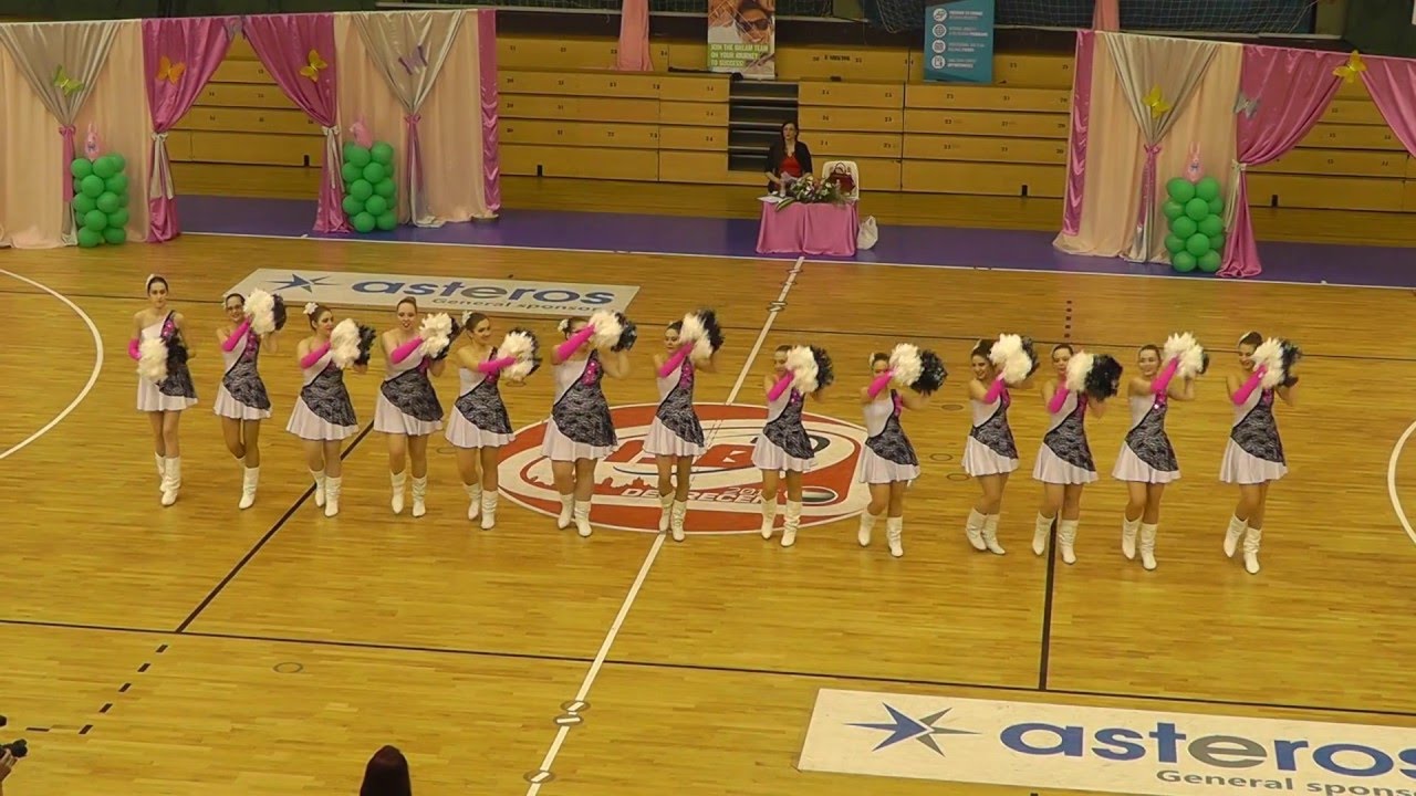 Hajdúdorogi Jázmin-Gyöngyvirág, pom-pon - Debreceni Mazsorett Fesztivál 2016.03.20