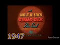 Walt Disney Cartoons Closings 1940 1954 