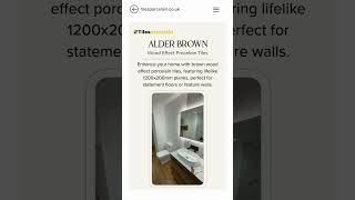 Stunning Alder Brown Wood Effect Porcelain Tiles You NEED for Your Home