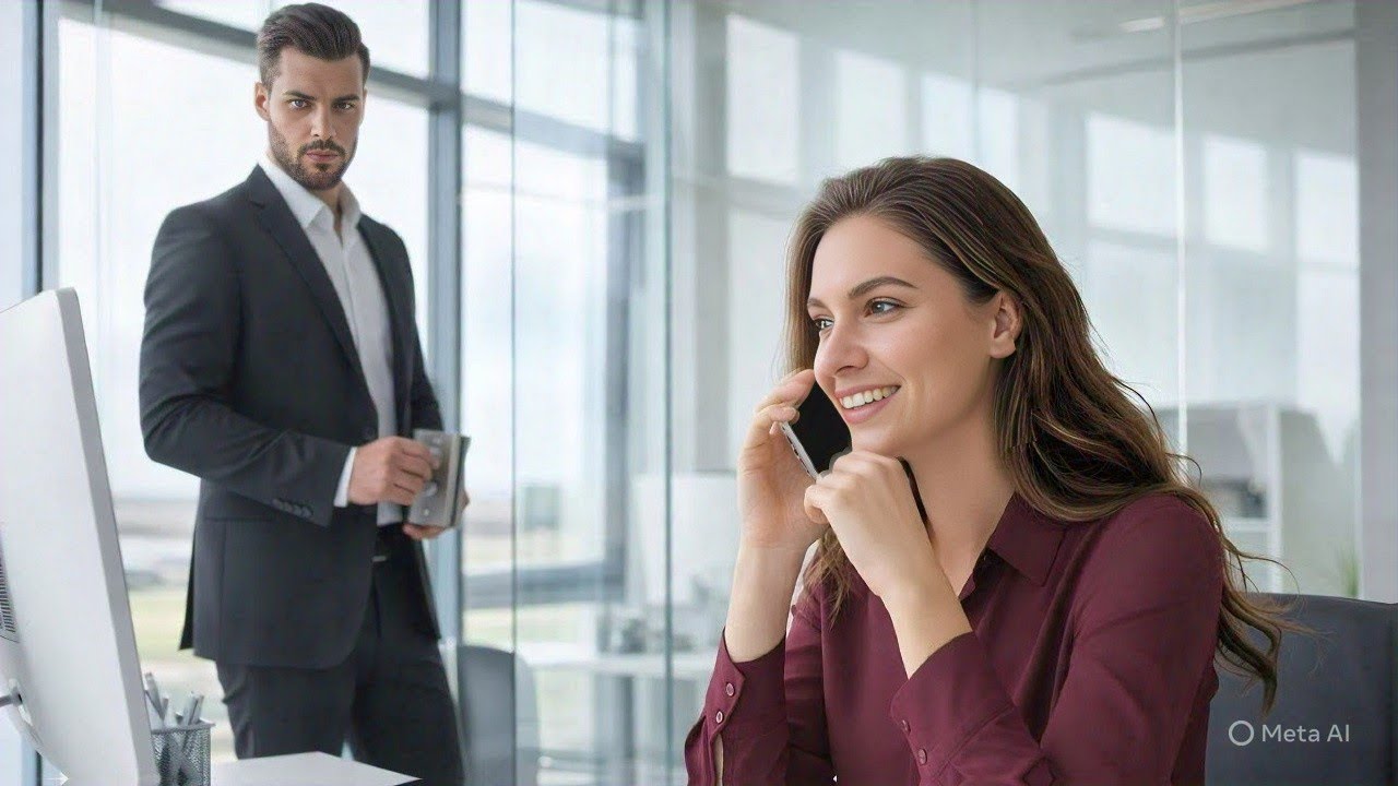 Nunca su jefe la notó… hasta que respondió una llamada de otro hombre — y el CEO ardió