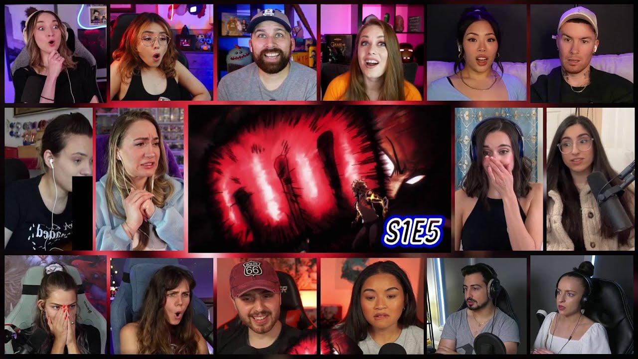 One Punch Man Season 1 Episode 5 Reaction Mashup