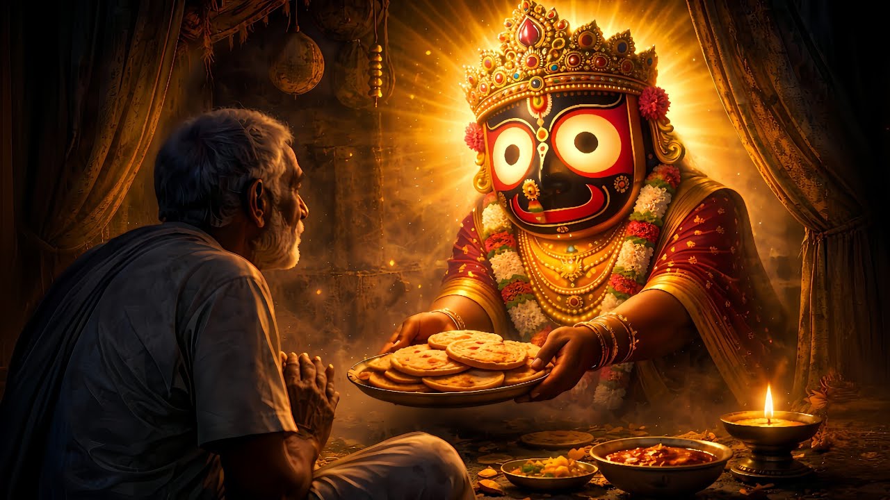 “एक भक्त की रोटी में इतनी शक्ति थी… कि भगवान स्वयं भोजन करने आ गए”