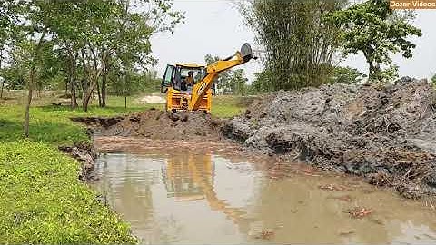 Full Pond Digging Complete | Jcb Dozer Loader | Dozer Videos