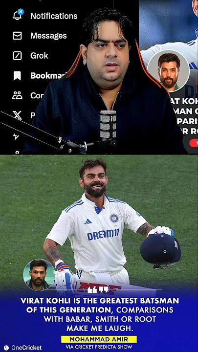 MOHAMMAD AMIR ON VIRAT KOHLI 🙌💯 #cricket #viratkohli #kingkohli #mohammadamir #babarazam #amir