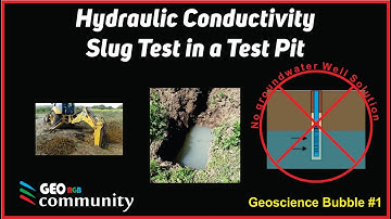 Hydraulic Conductivity | Slug Test in a Test Pit