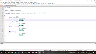 C Programming Unit 3 - Control (Branching) Statements Part 8