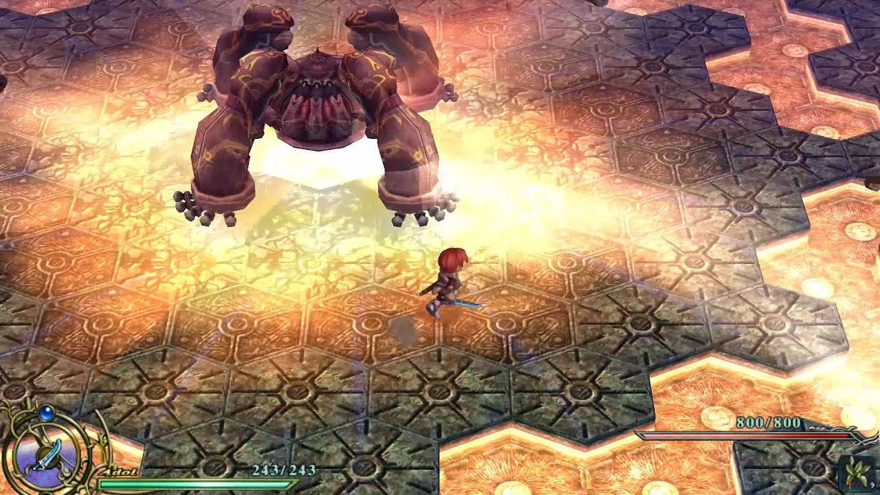 Ys VI: The Ark of Napishtim. #6. Руины забытых времен. Бой с Уд-Мэию. Святилище Земеса. Эриччил