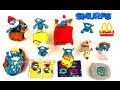 McDONALD S SMURFS HAPPY MEAL TOYS 2017 VS 2002 ACTIVITY SMURFS FULL SET 8 COLLECTION REVIEW UNBOXING 