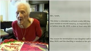 One Hundred Two-Year-Old Widow Handed Eviction Notice on Her Birthday and the Internet Is Not Happy