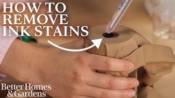 How to Remove Ink Stains | Better Homes and Garden