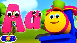 Learn Alphabets - A to Z Nursery Rhyme &amp; Kids Song by Bob The Train