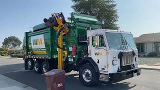 Brand New Waste Management Peterbilt 520 McNeilus ZR Garbage Truck