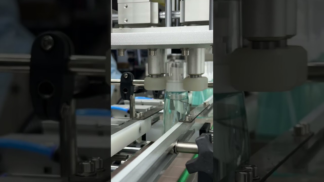 Spray cap capping machine 