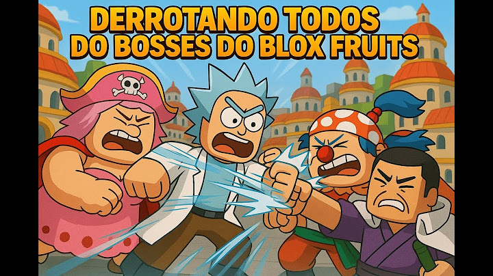 🔥DERROTEI TODOS OS BOSSES DO BLOX FRUITS⚔️