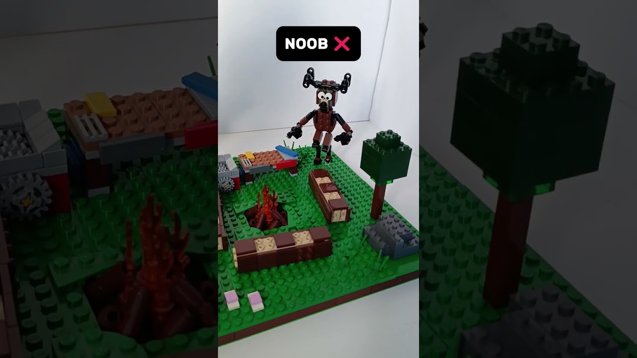 Lego 99 night in the forest Noob vs Pro  