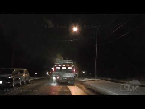 2-9-2020 Lorain County, Ohio- Heavy snow turns to rain, plows out