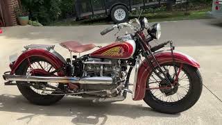 1939 Indian Four Cylinder Motorcycle up for Auction Saturday, September 19th, 2026 at 10 a.m.