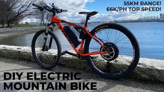 Building a FAST ELECTRIC BIKE (With a 1500W Conversion Kit) | Trek Mountain Bike