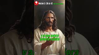 Mateo 5 38 41 Ojo por ojo #jesus #viral #dios #youtube #fe #video #biblia #viralvideo