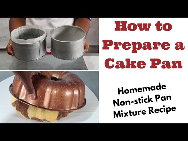 How to prepare cake pans for baking - The Bake School