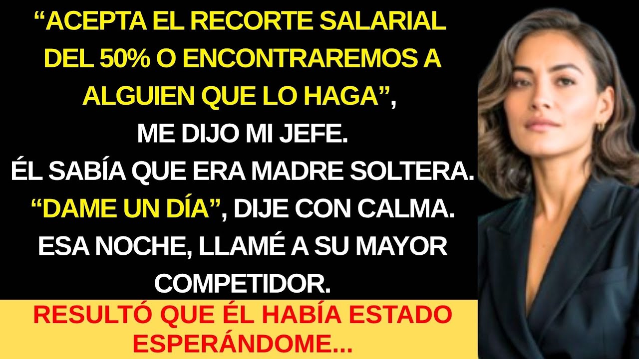 MI JEFE ME DIJO ACEPTA 50% MENOS O VETE, PERO LLAMÉ A SU COMPETIDOR Y LA VENGANZA FUE DULCE...