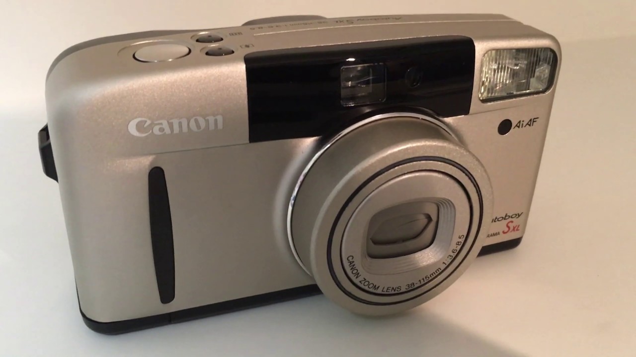 CANON Autoboy panorama S XL コンパクトフィルムカメラ - YouTube