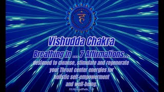 Throat Chakra Breathe In ...7 Affirmations