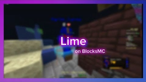 Cheating on BlocksMC | Lime Client Still bypass?? | Scaffold , Killaura , Speed