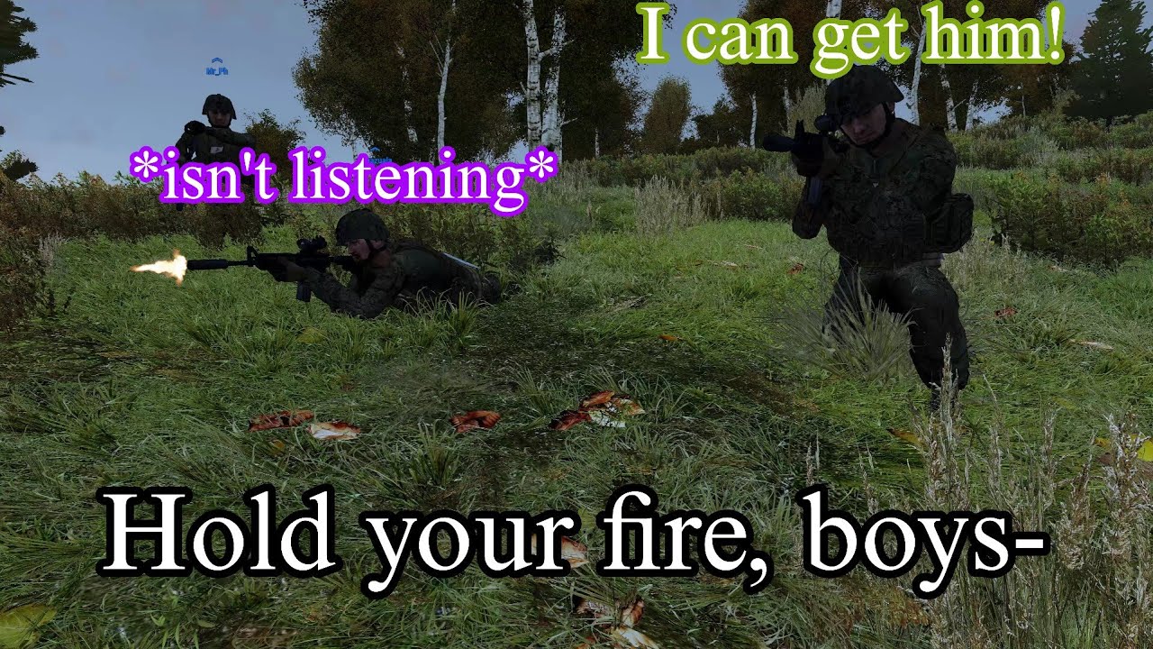 Arma 3 but we're the worst recon team ever...
