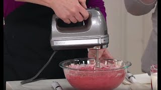 KitchenAid 9speed Digital Hand Mixer w/ Wire Whisk & Blender Rod on QVC