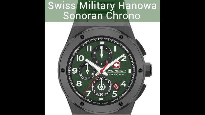 YouTube X Swiss Flagship Military SMWGI2100730 Chrono - Hanowa