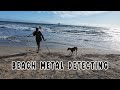 Hitting the beach for a little metal detecting fun