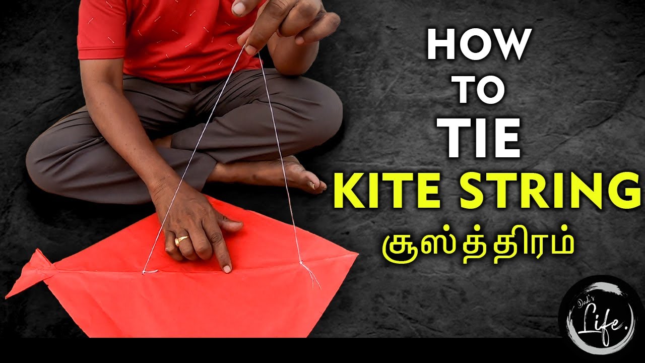 How to tie perfect Kite Knots  How to apply sustra