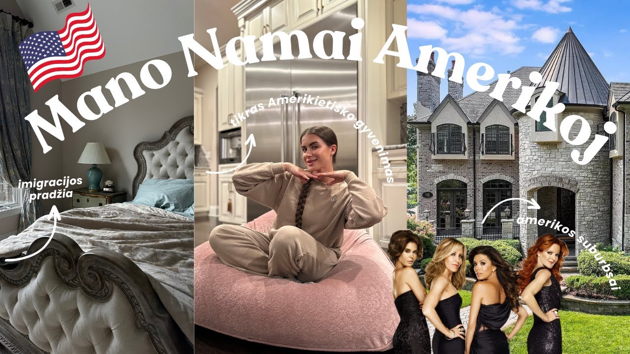 Iš Gyvenimo Milijoniniuose Priemesčiuose JAV: AMERIKIETIŠKA SVAJONĖ Gyva Kaip Niekad!