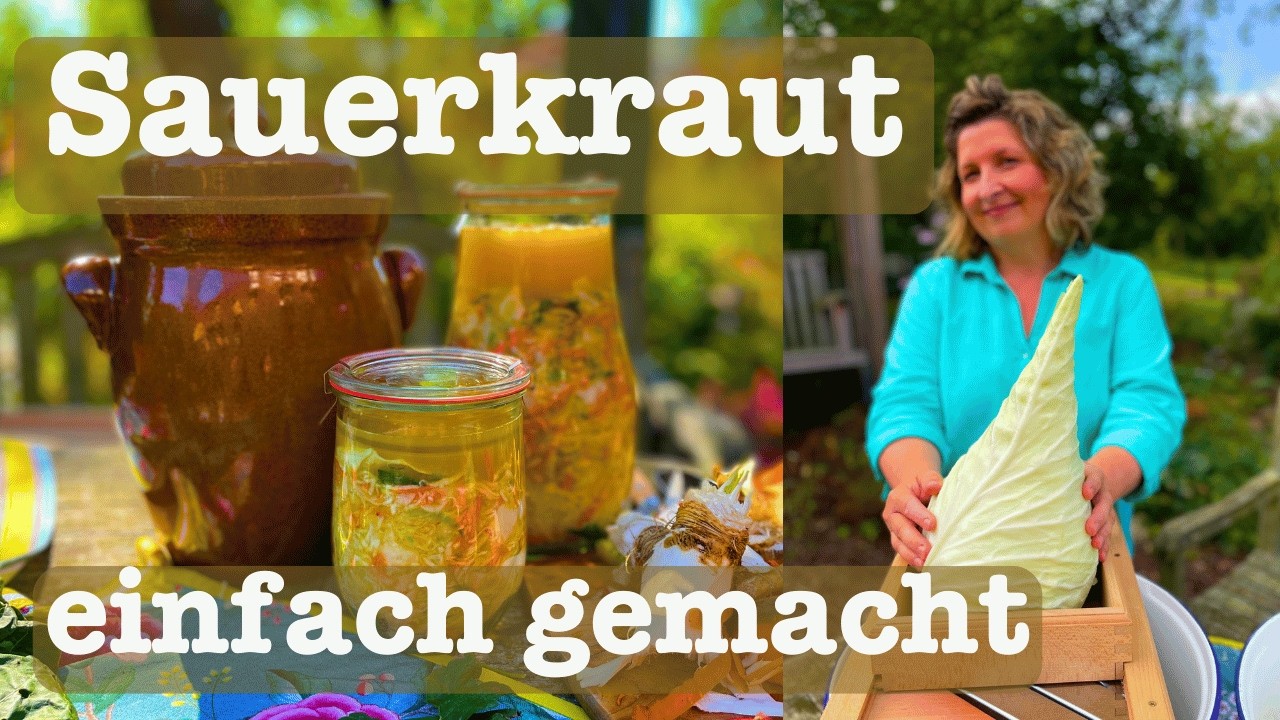 #105 🥬 Sauerkraut ganz einfach gemacht 🥕🍏 Zwei Varianten 🥬 Zwei Rezepte