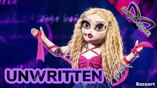 Poppemie Sings Unwritten The Masked Singer Belgium Season 4 Episode 9