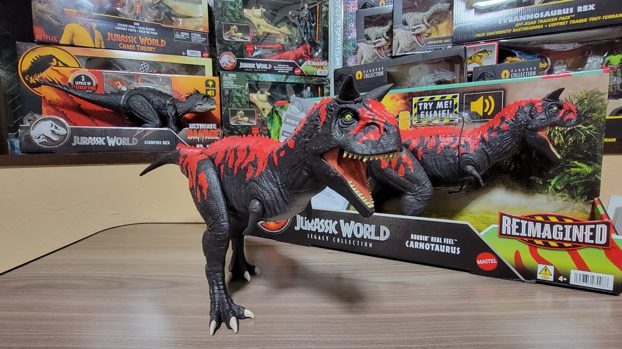 カルノタウルス フィギュア ジュラシックワールド マテル カルノ