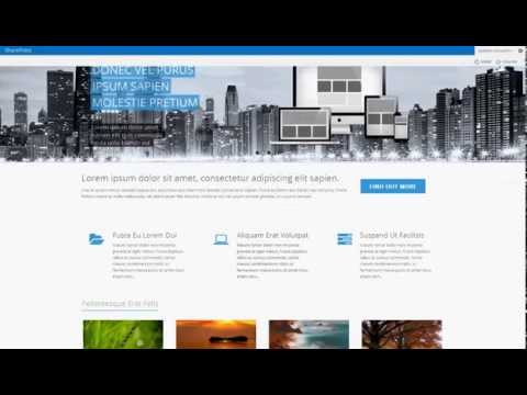 somnio premium sharepoint 2013 theme youtube