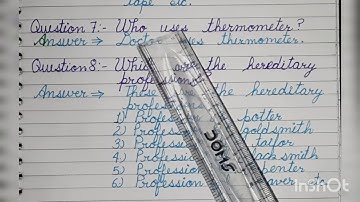 Class-4th,EVS,Lesson-4,Different professionals,ques no-6,7,8