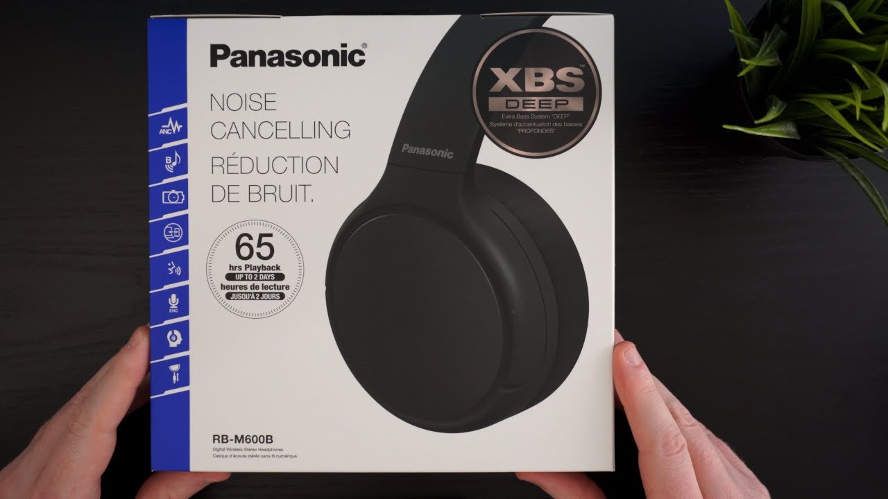 Panasonic RB-M600B Headphones Unboxing