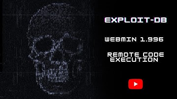 Exploitdb: Webmin 1.996 - Remote Code Execution