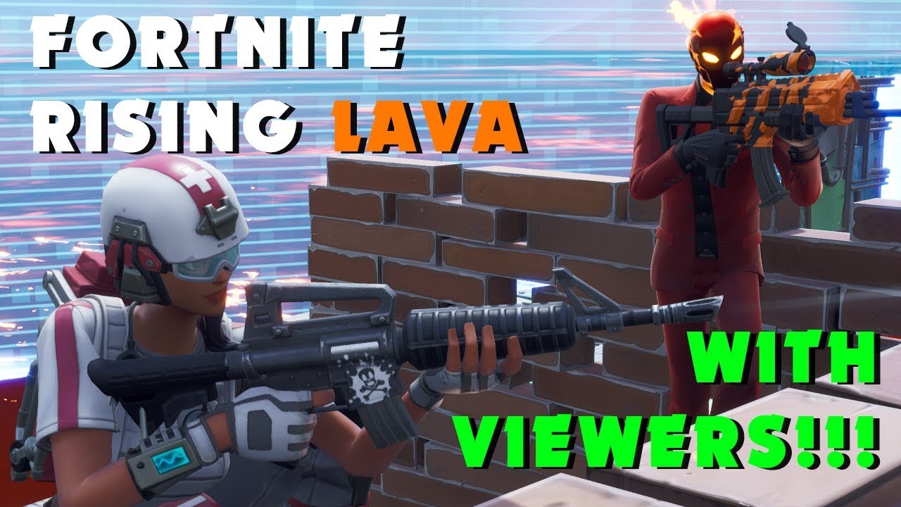 Fortnite Rising Lava Win With Viewers - YouTube