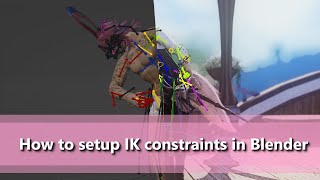Guide: How to setup IK constraints for ffxiv skeleton in blender