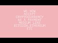 CRYPTOCURRENCY NOW ACCEPTED AS MODE OF PAYMENT